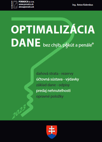 Obálka knihy Optimalizácia dane, bez chýb, p§kút a penále