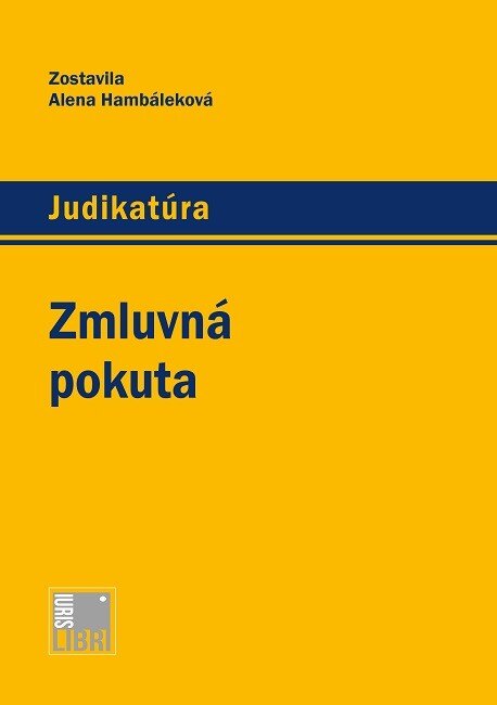 Obálka knihy Zmluvná pokuta