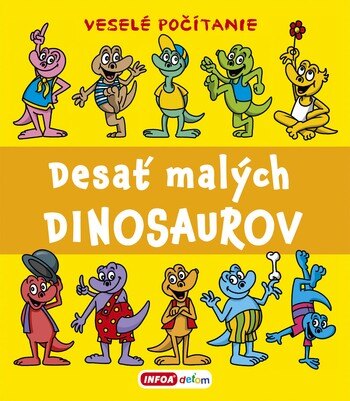 Obálka knihy Desať malých dinosaurov