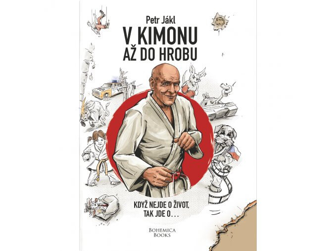 Obálka knihy V kimonu až do hrobu