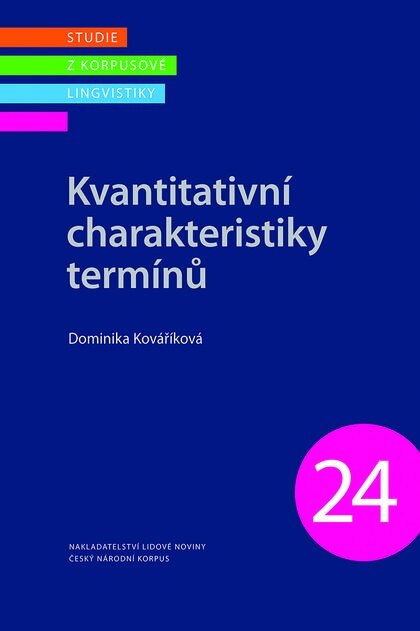 Obálka knihy Kvantitativní charakteristiky termínů