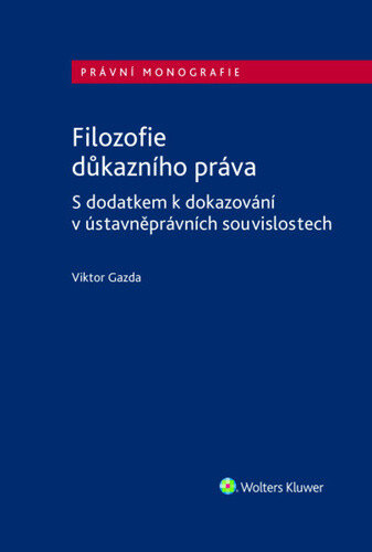 Obálka knihy Filozofie důkazního práva