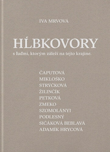 Obálka knihy Hĺbkovory