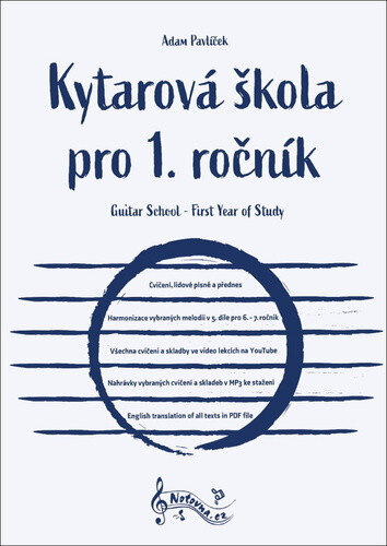 Obálka knihy Kytarová škola pro 1. ročník