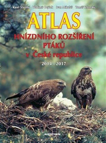 Obálka knihy Atlas hnízdního rozšíření ptáků v České republice 2014 - 2017