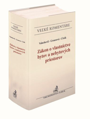 Obálka knihy Zákon o vlastníctve bytov a nebytových priestorov
