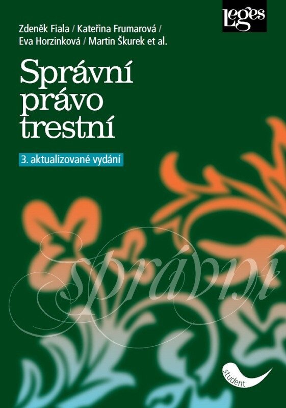 Obálka knihy Správní právo trestní