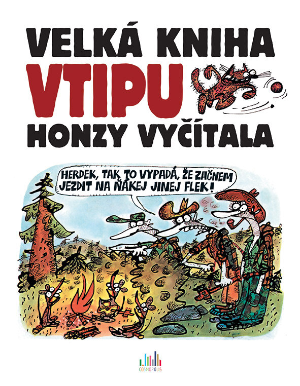 Obálka knihy Velká kniha vtipu Honzy Vyčítala