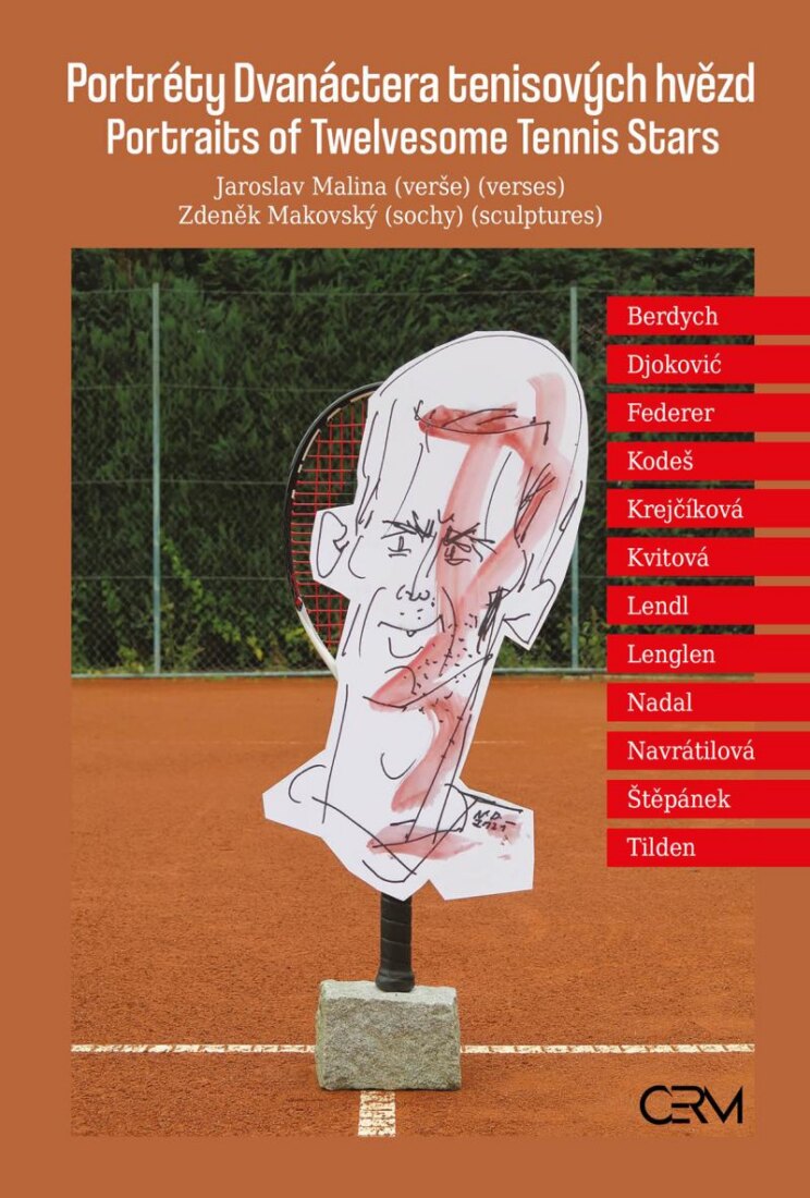 Obálka knihy Portréty Dvanáctera tenisových hvězd / Portraits of Twelvesome Tennis Stars