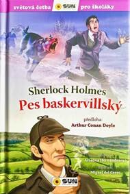 Obálka knihy Pes baskervillský Sherlock Holmes
