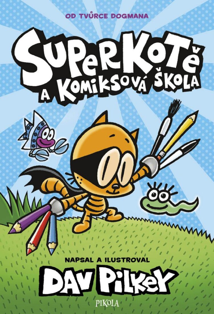 Obálka knihy Superkotě a komiksová škola