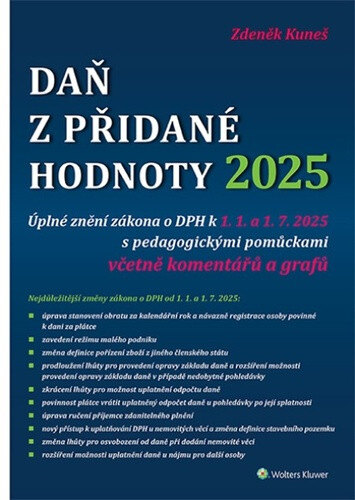 Obálka knihy Daň z přidané hodnoty 2025
