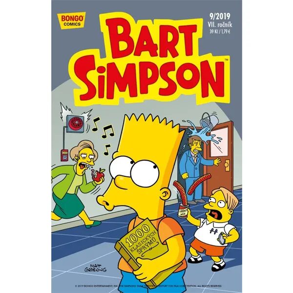 Obálka knihy Simpsonovi: Bart Simpson 09/2019