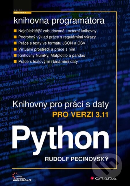 Obálka knihy Python - knihovny pro práci s daty