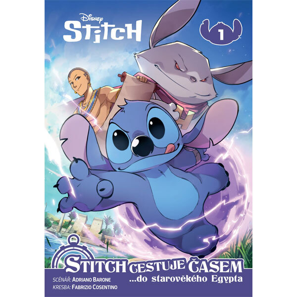 Obálka knihy Stitch cestuje časem ...do starověkého Egypta