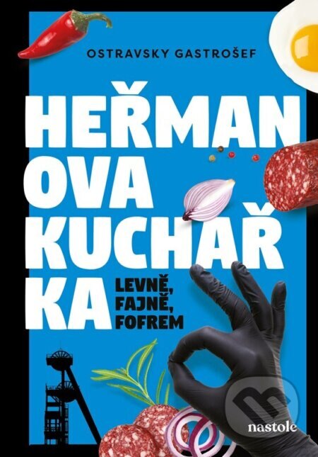 Obálka knihy Heřmanova kuchařka - Levně, fajně, fofrem