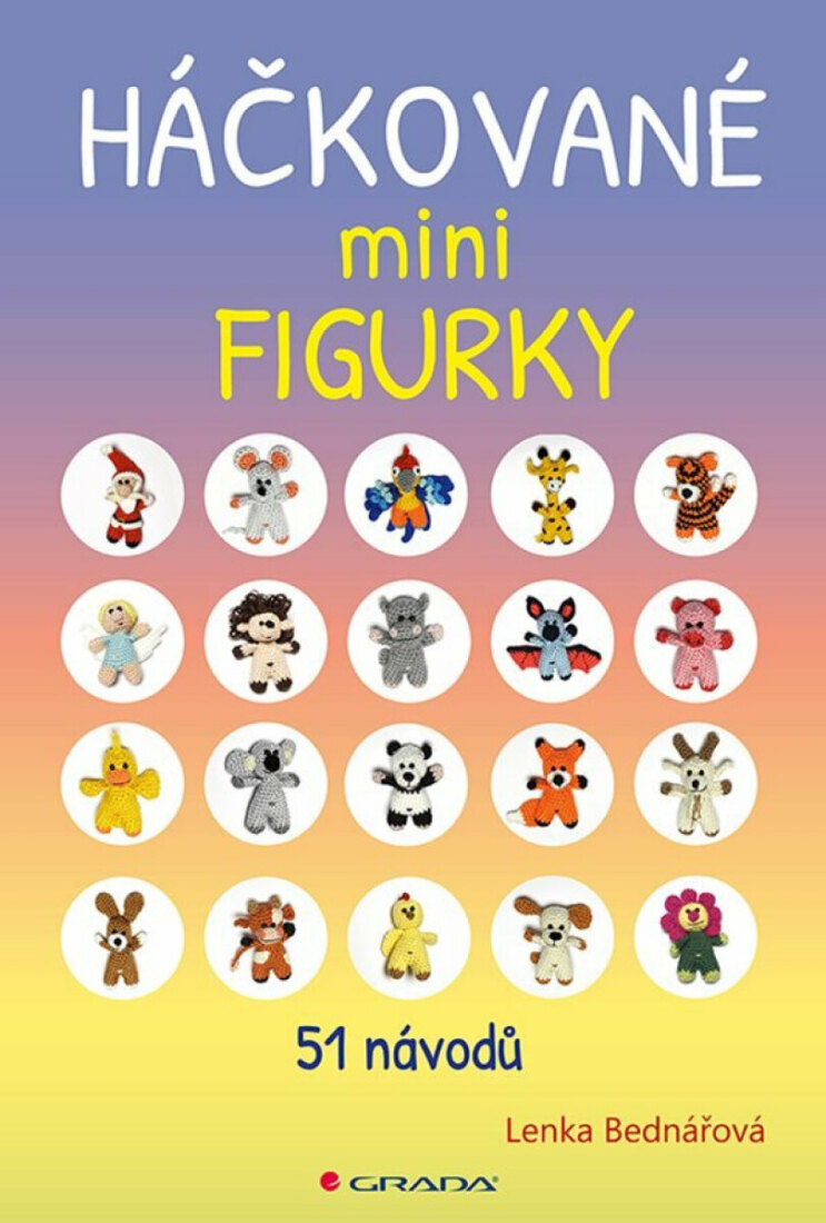 Obálka knihy Háčkované minifigurky - 51 návodů