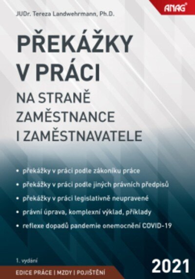 Obálka knihy Překážky v práci na straně zaměstnance i zaměstnavatele