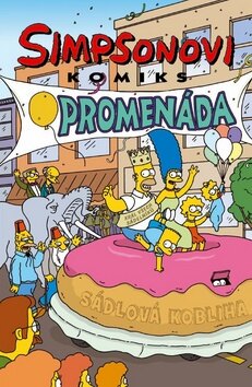 Obálka knihy Simpsonovská komiksová promenáda