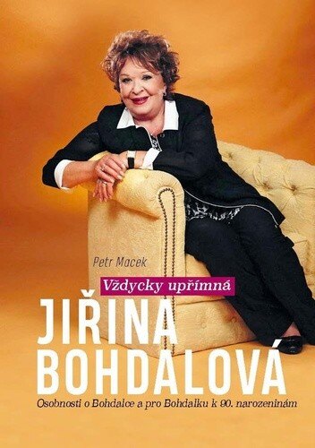 Obálka knihy Vždycky upřímná Jiřina Bohdalová