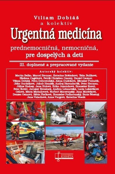 Obálka knihy Urgentná medicína, 3. doplnené a prepracovné vydanie