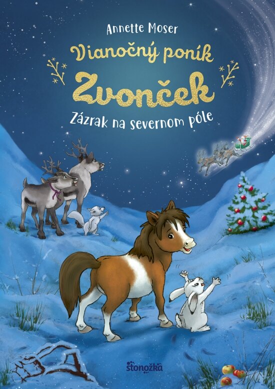 Obálka knihy Vianočný poník Zvonček: Zázrak zo severného pólu