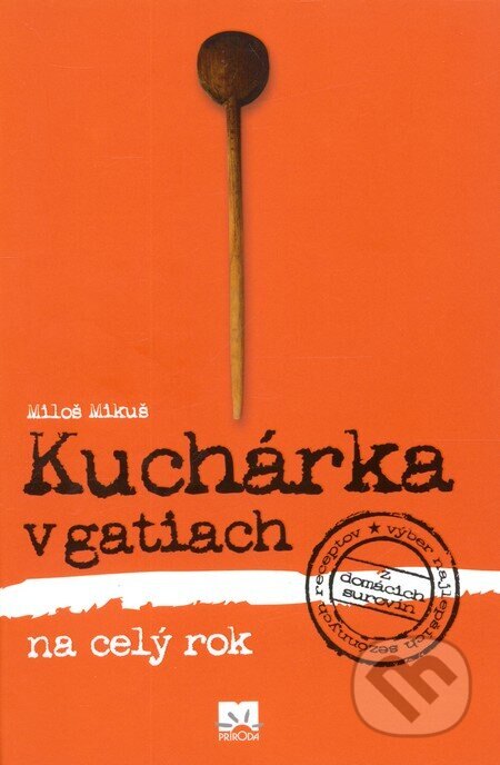 Obálka knihy Kuchárka v gatiach na celý rok