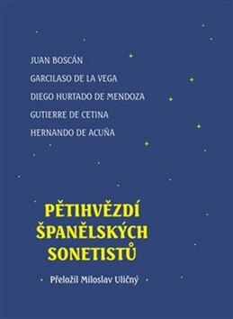 Obálka knihy Pětihvězdí španělských sonetistů