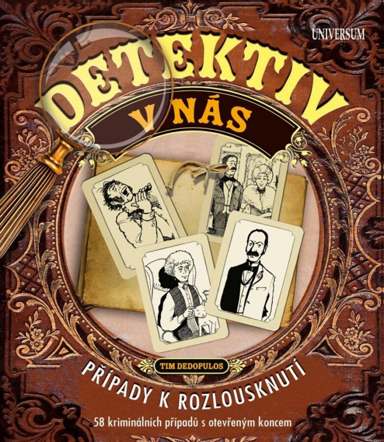 Obálka knihy Detektiv v nás – Případy k rozlousknutí, 58 případů s otevřeným koncem