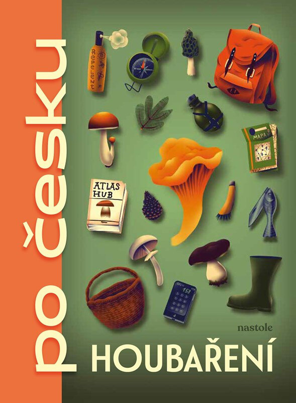 Obálka knihy Houbaření po česku