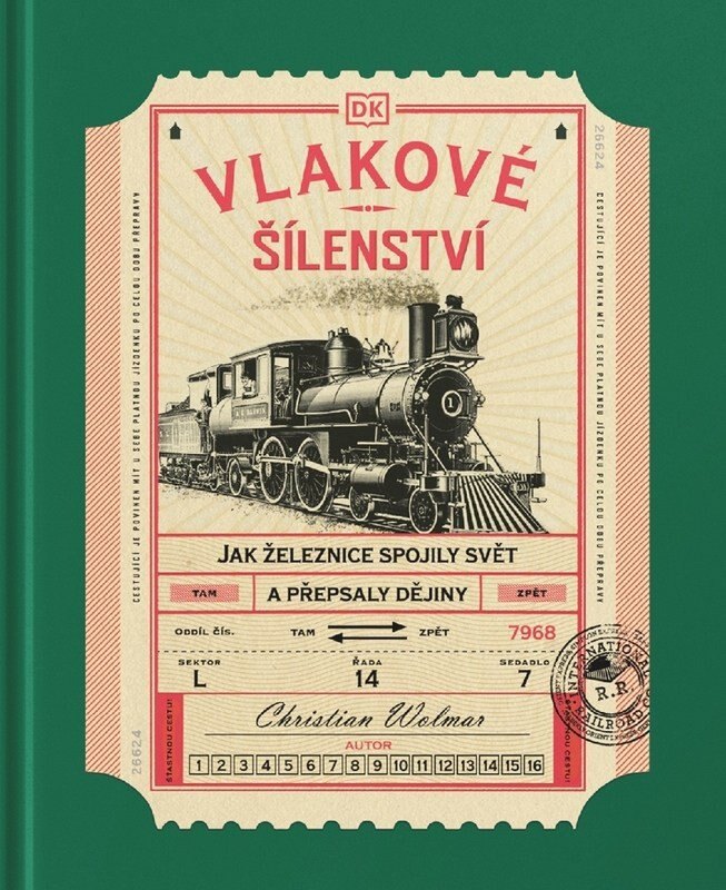 Obálka knihy Vlakové šílenství - Jak železnice spojily svět a přepsaly dějiny