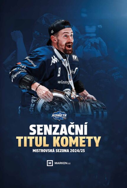 Obálka knihy Senzační titul Komety - Mistrovská sezona 2024/25