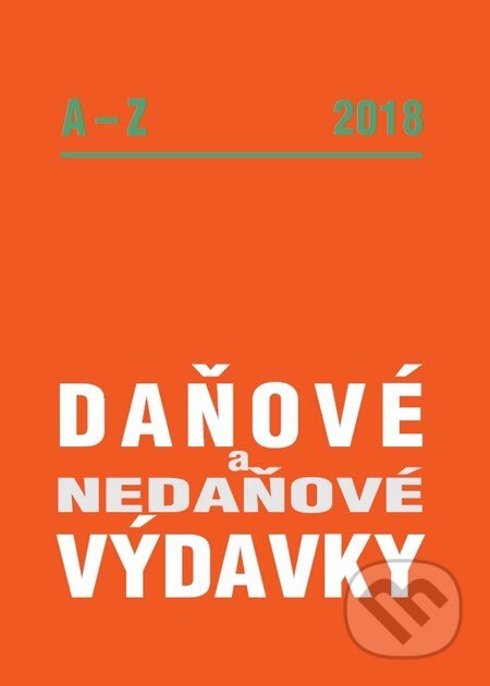 Obálka knihy Daňové a nedaňové výdavky A-Z 2018