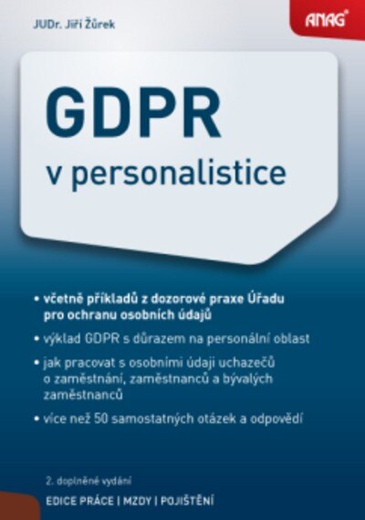 Obálka knihy GDPR v personalistice 2022