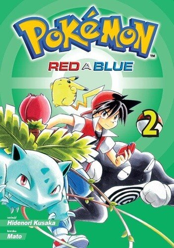 Obálka knihy Pokémon Red a Blue 2