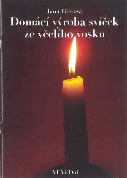 Obálka knihy Domácí výroba svíček ze včelího vosku