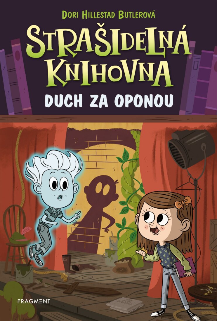 Obálka knihy Strašidelná knihovna - Duch za oponou