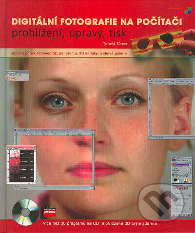 Obálka knihy Digitální fotografie na počítači