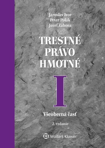 Obálka knihy Trestné právo hmotné I
