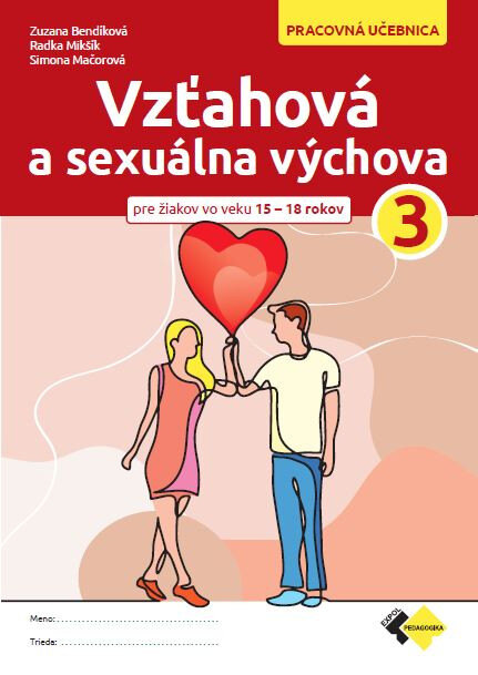 Obálka knihy Vzťahová a sexuálna výchova 3. Pracovná učebnica