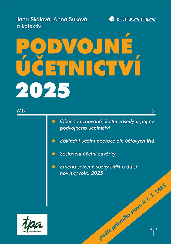 Obálka knihy Podvojné účetnictví 2025