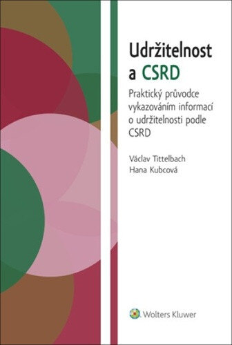 Obálka knihy Udržitelnost a CSRD