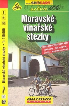 Obálka knihy Moravské vinařské stezky 1:100 000