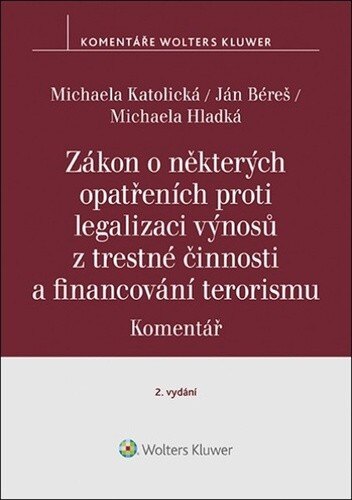 Obálka knihy Zákon o některých opatřeních proti legalizaci výnosů z trestné činnosti