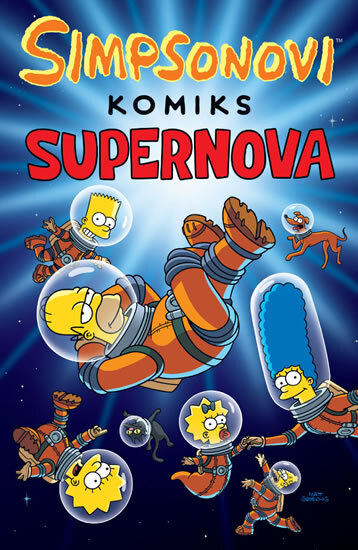 Obálka knihy Simpsonovi - Supernova