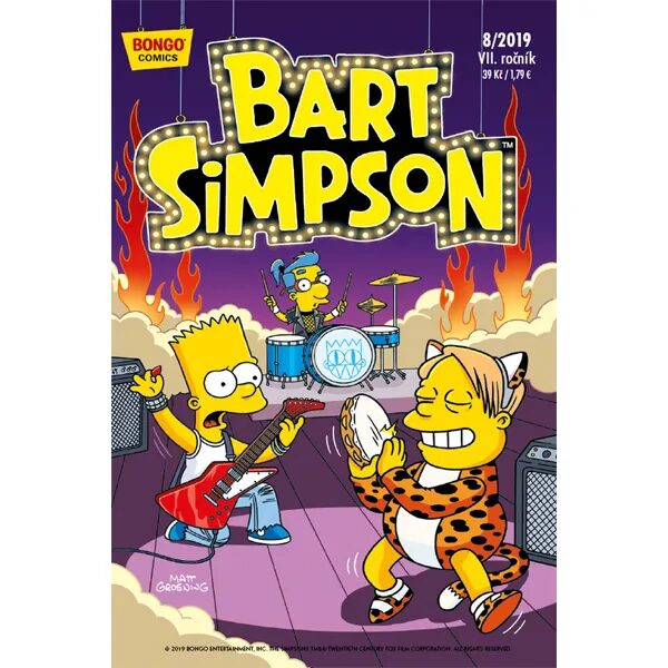 Obálka knihy Simpsonovi: Bart Simpson 08/2019