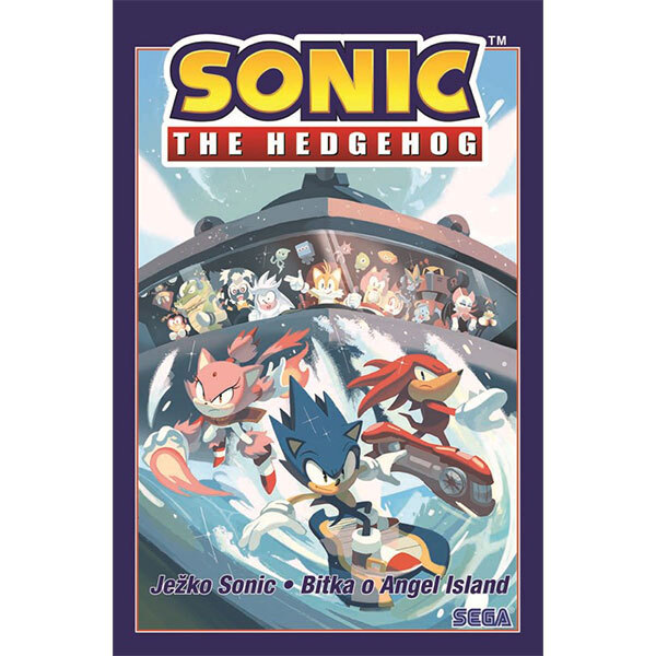Obálka knihy Sonic The Hedgehog: Ježko Sonic 3 - Bitka o Angel Island
