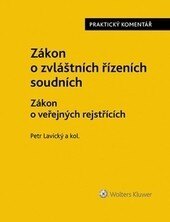 Obálka knihy Zákon o zvláštních řízeních soudních