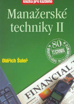 Obálka knihy Manažerské techniky II