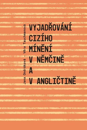 Obálka knihy Vyjadřování cizího mínění v němčině a v angličtině
